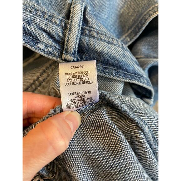 Young Fabulous Broke Denim Skirt Womens S Mzedium NEW NWT Midi Elastic Waist YFB - Picture 8 of 10